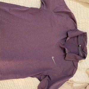 Nike Purple Striped Polo